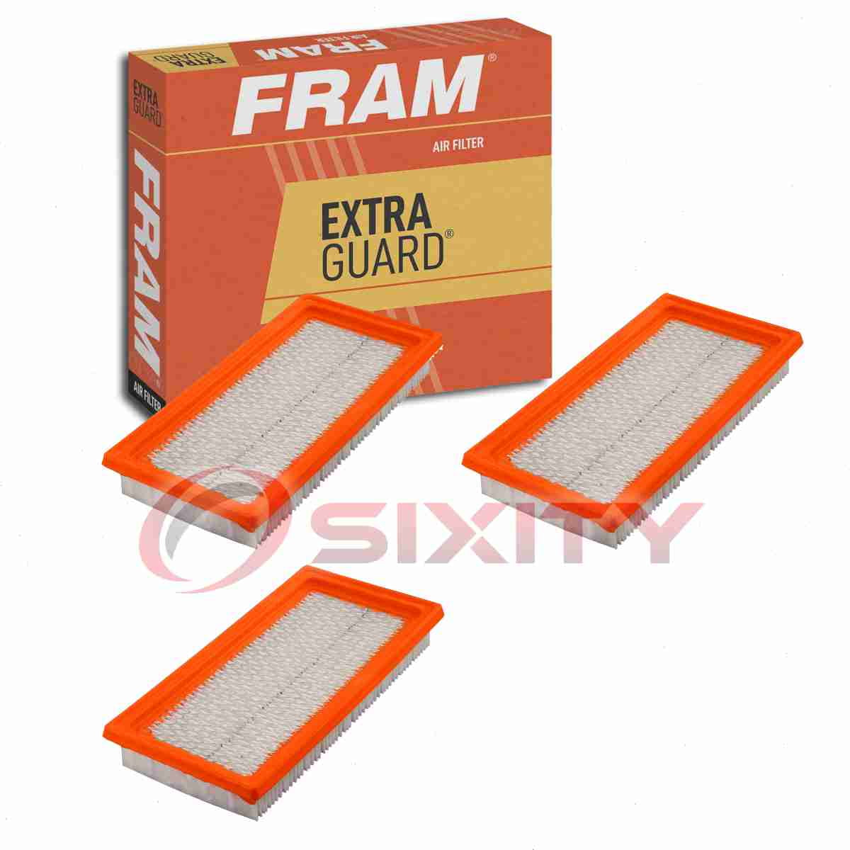 3 pc FRAM CA11215 Extra Guard Air Filters for 84894S A1057C AFR-81824 AH19232 D82775 LAF2530 Intake Inlet Manifold Fuel Delivery Filters