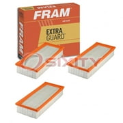 3 pc FRAM CA10349 Extra Guard Air Filters for 042-1737 33-2398 AF3939 FPCA10466 PA-549 PA5790 WAF3939 Intake Inlet Manifold Fuel Delivery Filters Fits select: 2007-2013 NISSAN ALTIMA