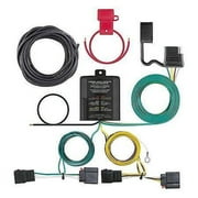 CURT 56333 Vehicle-Side Custom 4-Pin Trailer Wiring Harness, Select Chrysler Town and Country, Dodge Durango, Grand Caravan, Jeep Patriot