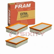 3 pc FRAM CA11501 Extra Guard Air Filters for 70822N 8N-4901 A1187C A28170 AK9 WA10124 Intake Inlet Manifold Fuel Delivery Filters