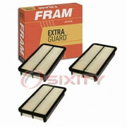 3 pc FRAM CA6395 Extra Guard Air Filters for 116-7376 46855 A1285C AF98 AT179370 CA4819 CA7862 Intake Inlet Manifold Fuel Delivery Filters Fits select: 1996-2000 TOYOTA RAV4, 1990-1992 TOYOTA COROLLA