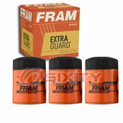 3 pc FRAM PH8A Extra Guard Engine Oil Filters for 6018 6N-7617 FF833 TP1049 Oil Change Lubricant Filters Fits select: 1975-1996,2004 FORD F150