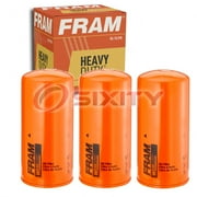 3 pc FRAM PH3612 Heavy Duty Engine Oil Filters for 85799MP LF284 Oil Change Lubricant Filters