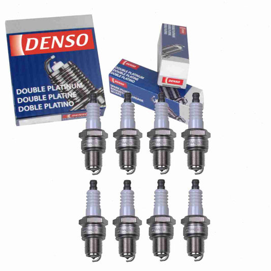 8 pc DENSO 3114 Spark Plugs for 0000-18-B601 18813-11051 18818-11051 18825-11101 18835-11161 88901006 90048-51081-000 AM20-18-110 MS851237 MS851417 P16PR11 Ignition Wire Secondary