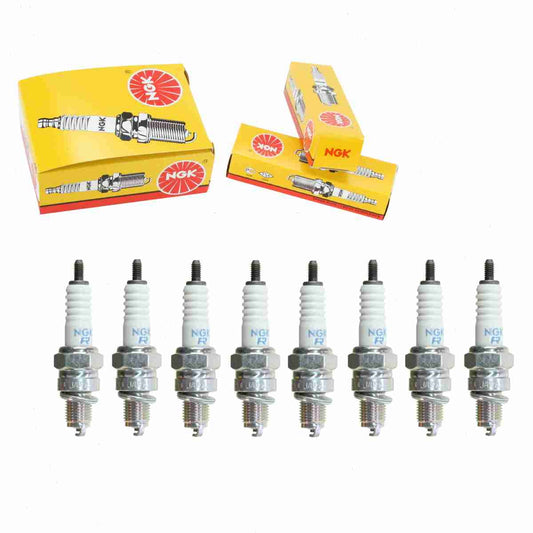 8 pc NGK 2983 Standard Spark Plugs for 09482-00406 4004 808 90793-20132 92070-1153 94700-00879 94701-00372 94703-00372 98056-56717-00 98056-56718 A6RTC U20FS-L U20FSR-L U20FSR-U Z9Y Ignition Wire