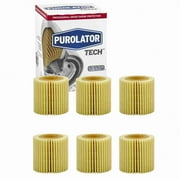 6 pc Purolator TECH TL25608 Engine Oil Filters for 04152-31090 04152-YZZA1 27047 27047MP 37047 47047 57047 61857047 67047 7047 84047 AL9972 ALO-8147 ALO23 CF5608 CF607 CH9972 COC9972 EA15K02 FP9972