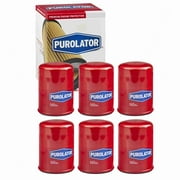 6 pc Purolator L14610 Engine Oil Filters for 164 61356 Oil Change Lubricant Filters Fits select: 2002-2024 HONDA CR-V, 2001-2023 HONDA CIVIC