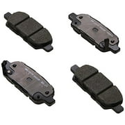 Disc Brake Pad-Service Grade Ceramic Rear Raybestos SGD1288C