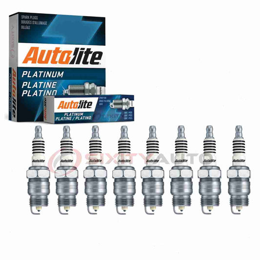 8 pc Autolite Platinum Spark Plugs Ford Country Squire 3.6L 4.3L 4.7L 5.0L 5.8L 5.9L 6.4L 6.6L 7.0L 7.5L V8 1958-1974