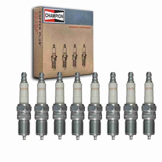 8 pc Champion 685 Spark Plugs for H5DC R5724-9 S59YC Ignition Wire Secondary