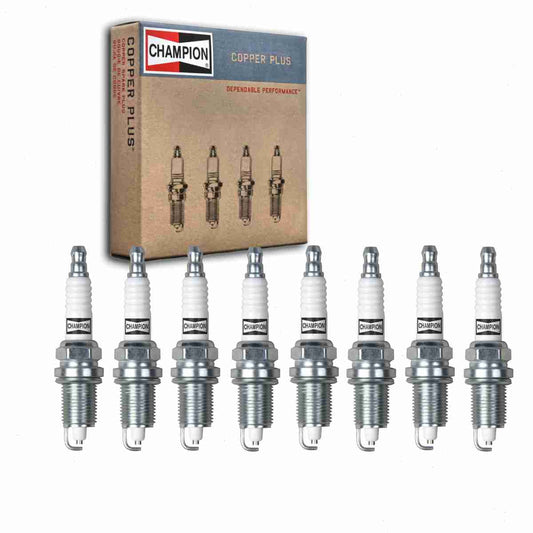 8 pc Champion Copper Plus Spark Plugs Dodge Ram 1500 5.2L 5.9L V8 1997-2003