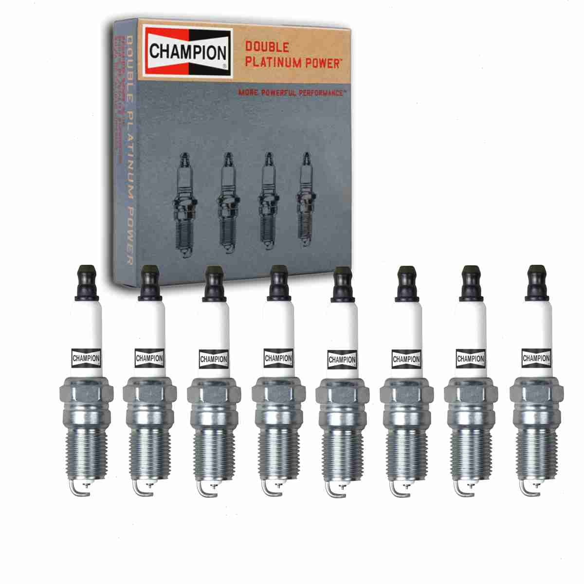 8 pc Champion Double Platinum Spark Plugs Ford Crown Victoria 4.6L V8 1992-2011