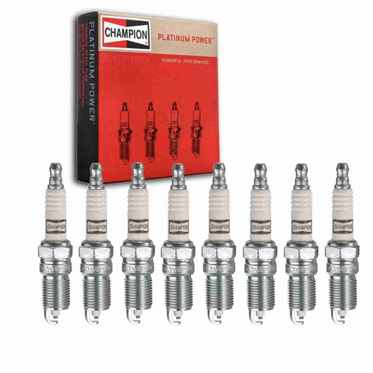 8 pc Champion Platinum Spark Plugs GMC Yukon 4.8L 5.3L 6.0L 6.2L V8 2000-2014