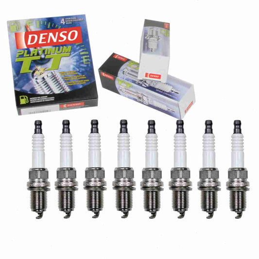 8 pc DENSO 4508 Platinum TT Spark Plugs for 0000-18-F201 0000-18-F220 003 159 73 03 003 159 76 03 18218200016 18218200018 22401-01P16 22401-02P16 271636-0 271766-0 30 52 0467 59 58 798 75 05 142