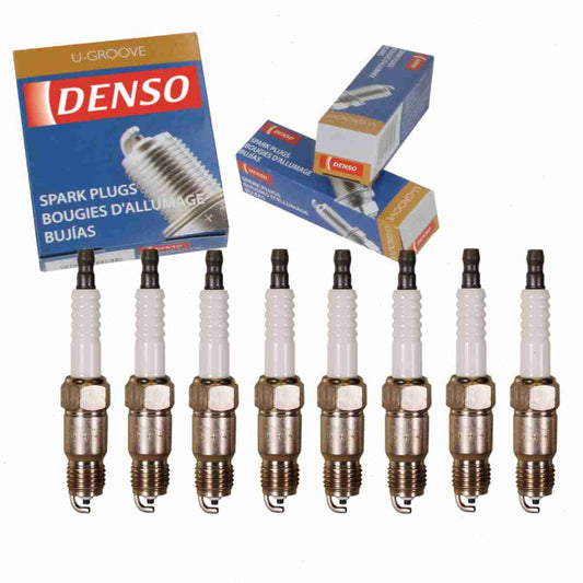 8 pc DENSO 5035 Standard U-Groove Spark Plugs for 19145283 19145284 19300382 19300874 19302741 19303160 19307138 19307139 19308035 25164640 3874 312 5613324 5613325 5613810 5614029 5614168 5614226