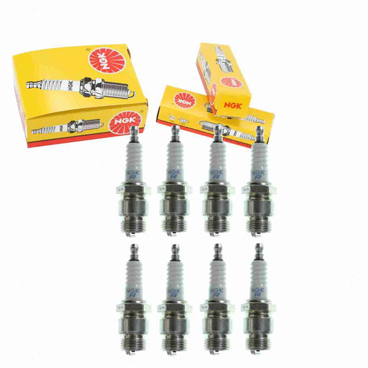 8 pc NGK 3323 Standard Spark Plugs for 124 127 129 129S 3404 344 5012 5013 5014 5015 584 784 804 BRF31 BRF31-4 BRF314 BRF3M BRF6 BSF3 BSF31 BSF31-4 BSF314 CR83T MA20P-U MA20PR-U MA20R-U MA20R-U11