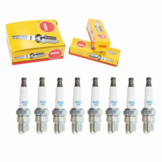 8 pc NGK 4323 Standard Spark Plugs for 121 121S 3265 33-59571B 3624 5038 5039 90793-20121 94701-00365 AF3 ARF2 ARF26 ARF3 ARF36 MR41T MR43T P6RC R42CT R42T R43CT R43T RBL8 RV8C T20R-U T20R-U15