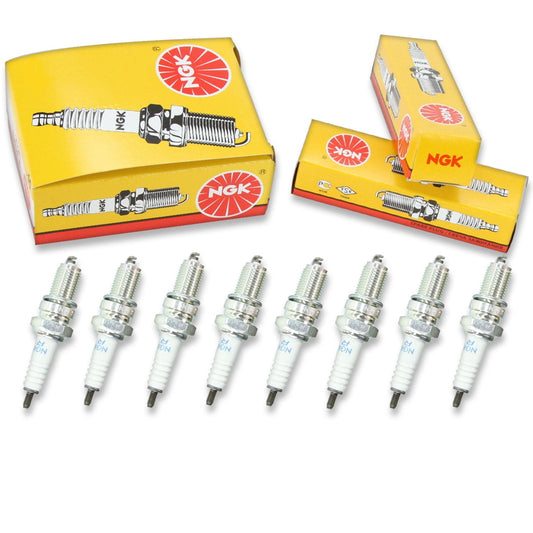 8 pc NGK 4929 Standard Spark Plugs for 09482-00334 4096 809 92070-1065 94701-00241 94703-00241 98069-58916 RA6HC RA6Y RA6YC RAX94YC TY26721 X24EPR-U9 XR4DC Ignition Wire Secondary