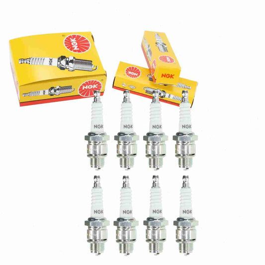8 pc NGK 5126 Standard Spark Plugs for 09482-00278 09482-00279 09482-00375 6047 94701-00160 94702-00160 94703-00160 W24FSU10 Ignition Wire Secondary