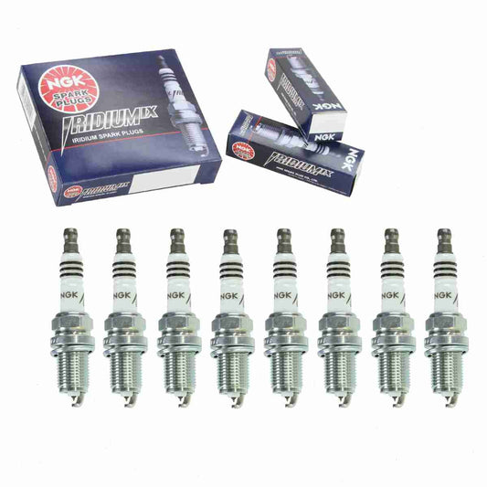 8 pc NGK 5464 Iridium IX Spark Plugs for 0000-18-JE41 1765267 1UN9-18-110 3160 3161 3166 3412 4202 4418 4701 5303 5603 9003 9003S 9600 9652 98079-5514E-HE 999-06910-X9-006 BY481-BKR5E FR8DII33X