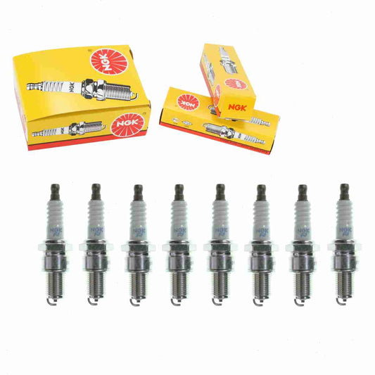 8 pc NGK 6735 Standard Spark Plugs for 1765170 3016 98079-55173 W16EKR-S11 Ignition Wire Secondary Fits select: 1984-1985 HONDA ACCORD, 1985 HONDA CIVIC 1500 S