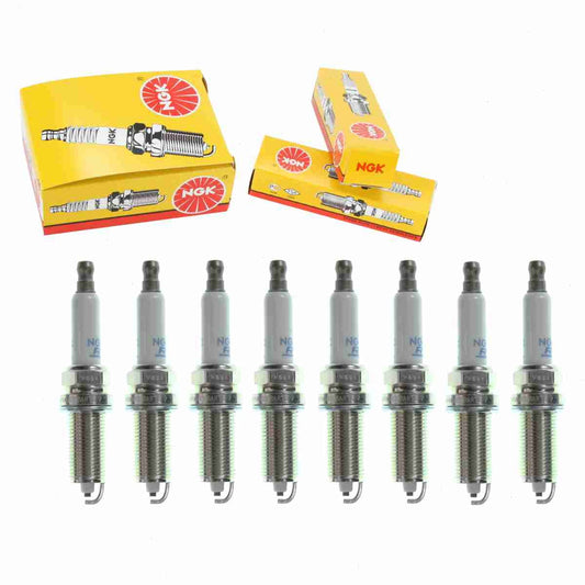 8 pc NGK 92174 Standard Spark Plugs for 05149177AB 446 446C2 5325 6003 FR8TE2 REC12MCC4 SPLZFR5C11 Ignition Wire Secondary Fits select: 2013-2017 RAM 1500, 2008-2012 DODGE RAM 1500