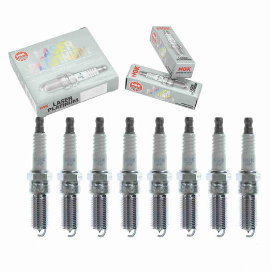 8 pc NGK 94806 Laser Platinum Spark Plugs for 4719 7032 7032-2 AT4E-12405-AA CYFS12F5 ITV20TT RE10PMPB5 SP520 Ignition Wire Secondary Fits select: 2011-2021 FORD F150, 2011-2020 FORD EXPLORER