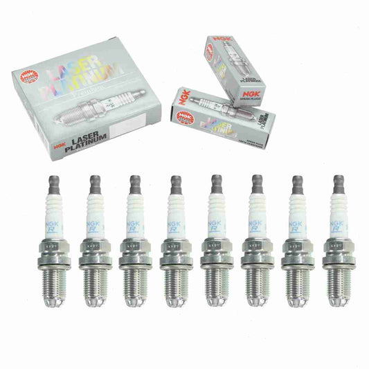 8 pc NGK Laser Platinum Spark Plugs Porsche Cayenne 4.5L V8 2003-2006