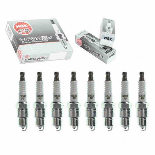 8 pc NGK V-Power Spark Plugs Chevrolet C10 5.0L 5.7L 6.6L 7.4L V8 1976-1986