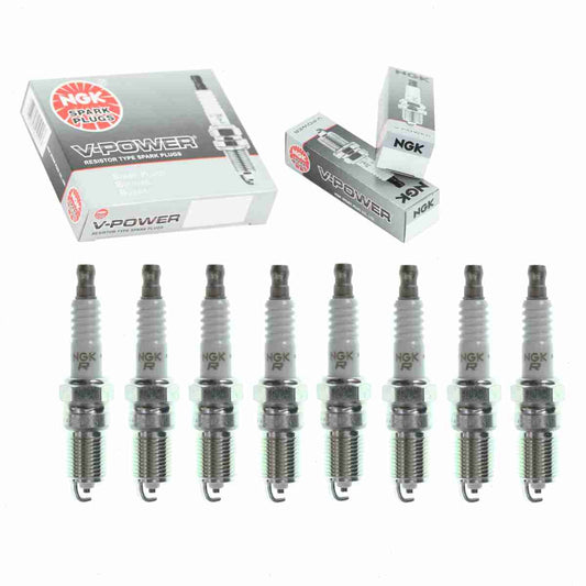 8 pc NGK V-Power Spark Plugs Chevrolet Express 2500 5.0L 5.7L V8 1996-2002