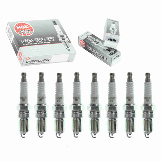 8 pc NGK V-Power Spark Plugs Chevrolet Tahoe 5.7L V8 1996-2000