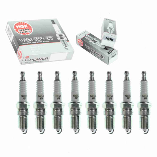 8 pc NGK V-Power Spark Plugs Chevrolet Trailblazer 5.3L 6.0L V8 2006-2009