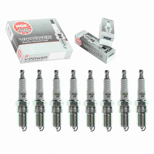 8 pc NGK V-Power Spark Plugs GMC Yukon 4.8L 5.3L 5.7L 6.0L 6.2L V8 1998-2014