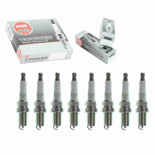 8 pc NGK V-Power Spark Plugs Lexus GX470 4.7L V8 2003-2009