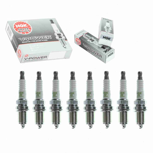 8 pc NGK V-Power Spark Plugs Toyota Sequoia 4.7L V8 2001-2004