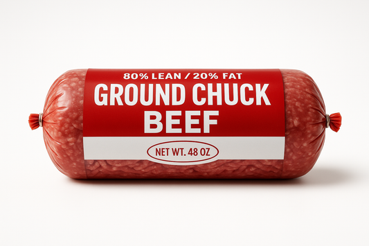 80% Ground Chuck Chubs 48 oz