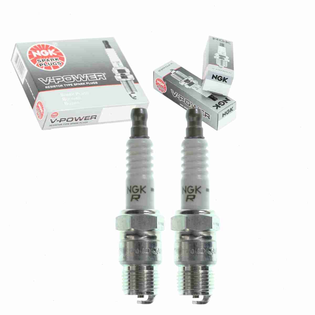 2 pc NGK 7052 V-Power Spark Plugs for 113 113C2 143 144 145 145BP 146 147 1765192 1835712T 19300383 3265 3266 3267 4113 4113-2 44T 5029 5285 566 7568 7572 7583 7968 7972 7983 AF4C ARF4 ARF6 ARF8 ASF8