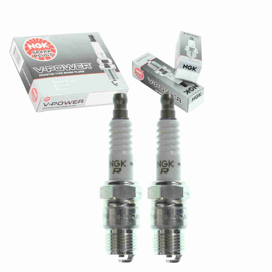 2 pc NGK 7052 V-Power Spark Plugs for 113 113C2 143 144 145 145BP 146 147 1765192 1835712T 19300383 3265 3266 3267 4113 4113-2 44T 5029 5285 566 7568 7572 7583 7968 7972 7983 AF4C ARF4 ARF6 ARF8 ASF8