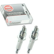 2 pc NGK 4495 V-Power Spark Plugs for 33-816837B 2 33-816837Q 4121 Ignition Wire Secondary