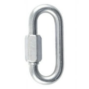 CURT 82931 Threaded Quick Link Trailer Safety Chain Hook Carabiner Clip, 7/16-Inch Diameter, 13,200 lbs Break Strength