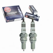 2 pc NGK 6216 Iridium IX Spark Plugs for 4142 4143 4203 90793-20163 98059-59916-HE 98059-5991F 999-06910-X9-022 IUH27 U27FE-ZU9 U27FER-ZU9 U31FE-ZU-9 Ignition Wire Secondary