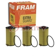 3 pc FRAM CH8213 Extra Guard Engine Oil Filters for 021 115 562 13A-113C 4784 7-3 CMV112 L44798 TM-12 Oil Change Lubricant Filters Fits select: 2003-2005 LAND ROVER RANGE ROVER, 1993-2001 BMW 740