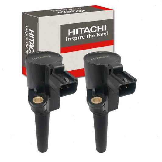 2 pc Hitachi IGC0115 Ignition Coils for 1W4Z12029BA 2W4Z12029B 2W4Z12029BA 2W4Z12029BC 2W4Z12029BD XW4Z12029BA Spark Plug Wire Boot