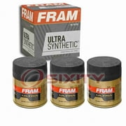 3 pc FRAM XG7317 Ultra Engine Oil Filters for 46986 6986BP B23142M CB33 Oil Change Lubricant Filters Fits select: 2002-2023 HONDA CR-V, 2001-2023 HONDA CIVIC