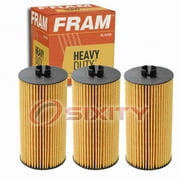 3 pc FRAM CH9549 Heavy Duty Engine Oil Filters for 21984K 22685727 7531 ATF-222 T531 TF15 Oil Change Lubricant Filters Fits select: 2003-2010 FORD F250, 2003-2010 FORD F350