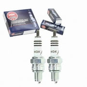 2 pc NGK 7669 Iridium IX Spark Plugs for 4197 4215 5384 90793-20016 90793-20174 99000-69835-C8R IUF24 IUH24 U24FS-ZU U24FSR-ZU Ignition Wire Secondary