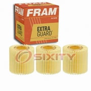 3 pc FRAM CH9972 Extra Guard Engine Oil Filters for 3M4Z-6714-AA 7151 FK-138 LF594F T151 T255 TF212 Oil Change Lubricant Filters Fits select: 2006-2018 TOYOTA RAV4, 2007-2023 TOYOTA CAMRY