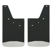 LUVERNE 250743 Front or Rear 12-Inch x 23-Inch Textured Rubber Mud Guards, Select Chevrolet Silverado, GMC Sierra 1500, 2500, 3500 HD, 2 Flaps Fits select: 2007 GMC NEW SIERRA