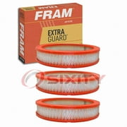 3 pc FRAM CA303 Extra Guard Air Filters for 25096346 70515N 9129 A1148C AF279 AF884 CA279 Intake Inlet Manifold Fuel Delivery Filters Fits select: 1975-1979 FORD F150, 1969-1979 FORD F100