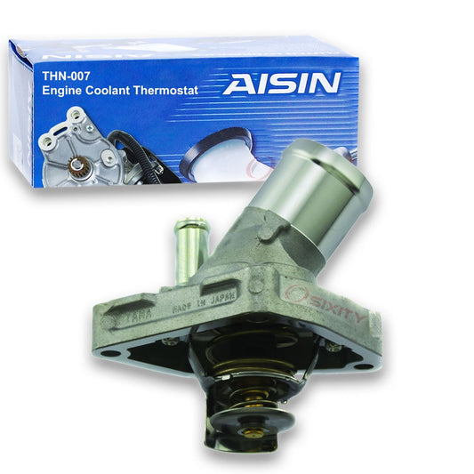 AISIN THN-007 Engine Coolant Thermostat for 143-0852 21200-31U10 21200-31U13 21200-31U1B 21200-4W010 21200-4W01B 391-170 WH31U-82TBB Cooling Housing Belts Fits select: 2005-2019 NISSAN FRONTIER